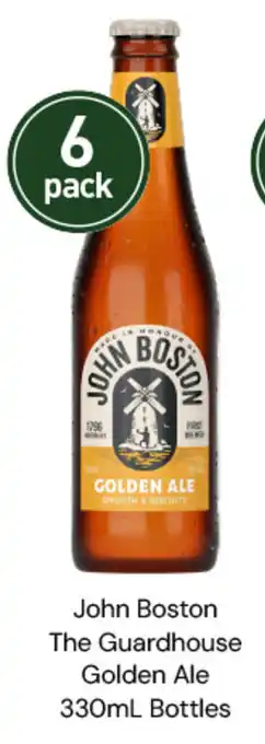 John Boston The Guardhouse Golden Ale 330ml Bottles