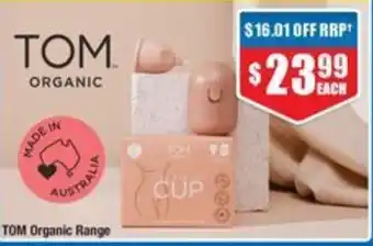 Chemist Warehouse TOM Organic Range offer