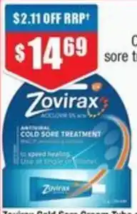 Chemist Warehouse Zovirax Cold Sore Cream Tube offer