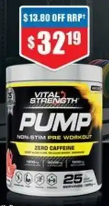 Chemist Warehouse Vital Strength Range offer