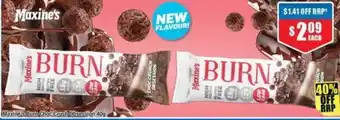 Chemist Warehouse Maxine's Burn Choc Crush Obsession 40g offer
