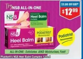 Chemist Warehouse Plunkett's NS8 Heel Balm Complex 125ml offer