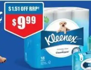 Chemist Warehouse Kleenex 18 Rolls offer