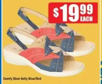 Chemist Warehouse Comfy Shoe Kelly Blue/Red offer