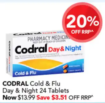 Cold & Flu Day & Night 24 Tablets