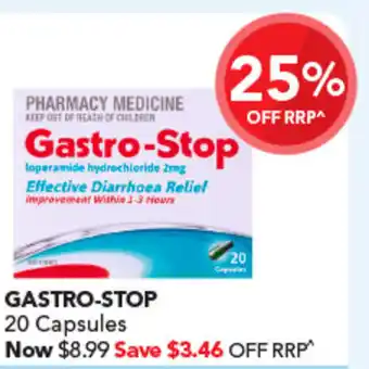 Amcal Pharmacies Gastro-Stop 20 Capsules offer