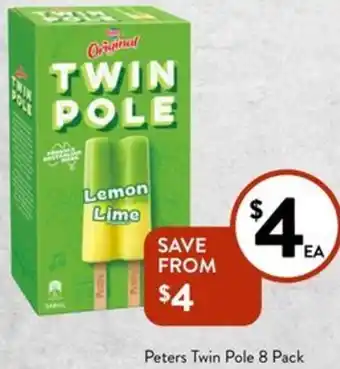 Foodworks Peters Twin Pole 8 Pack offer