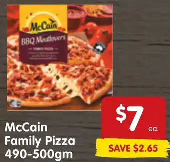 Spar McCain Family Pizza 490-500gm offer