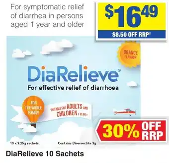 My Chemist DiaRelieve 10 Sachets offer