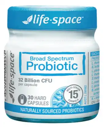 PharmaSave Life-space broad spectrum probiotic 30 capsules offer