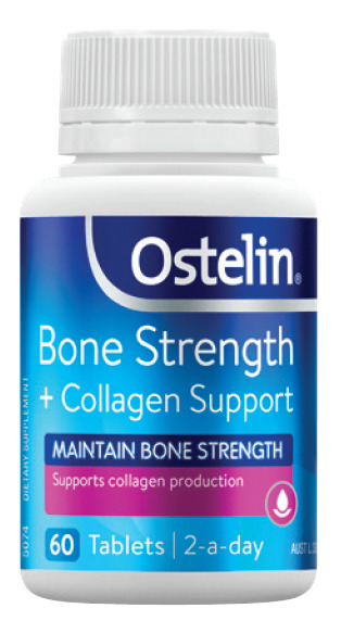 Ostelin bone strength + collagen support 60 tablets