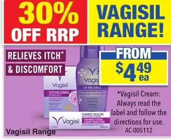 My Chemist Vagisil Range offer