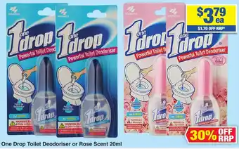 My Chemist One Drop Toilet Deodoriser or Rose Scent 20ml offer