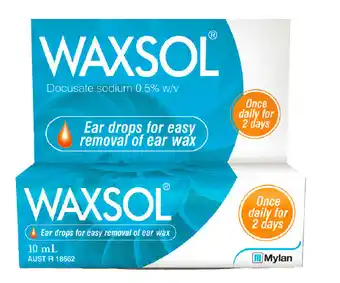 Waxsol ear drops 10ml