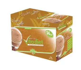 Medical vita diet iced coffee sachets 14 pack