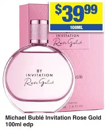 My Chemist Michael Bublé Invitation Rose Gold 100ml offer
