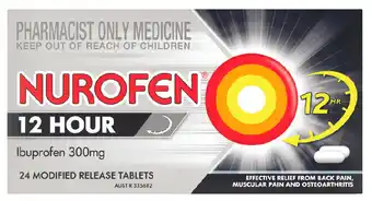 PharmaSave Nurofen 12 hour relief 24 tablets offer
