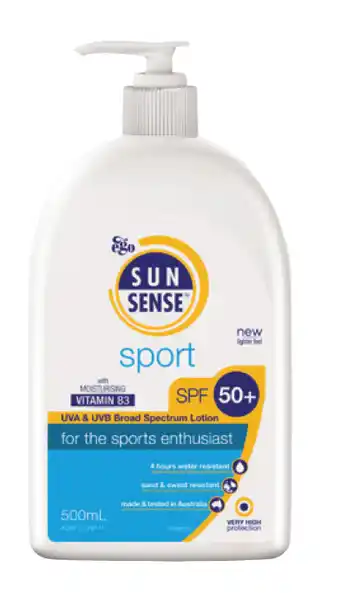 PharmaSave Sunsense sport spf50+ 500ml offer