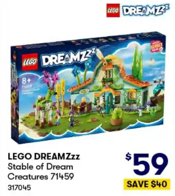 BIG W LEGO DREAMZzz Stable of Dream Creatures offer