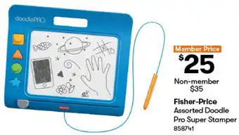 BIG W Fisher-Price Assorted Doodle Pro Super Stamper offer