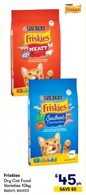 BIG W Friskies Dry Cat Food Varieties 10kg offer