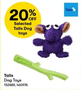 BIG W Tails Dog Toys offer