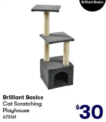 BIG W Brilliant Basics Cat Scratching Playhouse offer