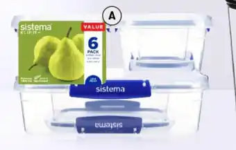 BIG W 6-Pack Klip It Plus Multi Storage Containers offer