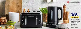 BIG W Russell Hobbs Addison Digital Kettle 1.7-Litre or 4-Slice Toaster offer