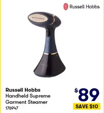BIG W Russell Hobbs Handheld Supreme Garment Steamer offer