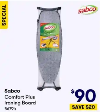 BIG W Sabco Comfort Plus Ironing Board offer