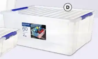 BIG W Clear Storage Tub 60-Litre offer
