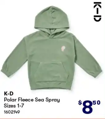 BIG W K-D Polar Fleece Sea Spray offer