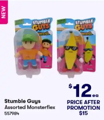 BIG W Stumble Guys Assorted Monsterflex offer