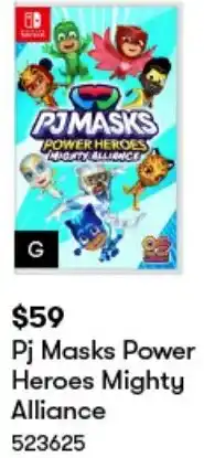 BIG W Pj Masks Power Heroes Mighty Alliance offer