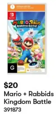 BIG W Mario + Rabbids Kingdom Battle offer