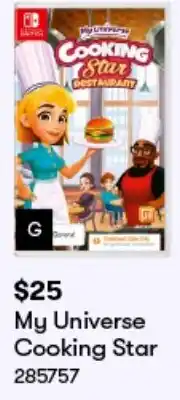 BIG W My Universe Cooking Star offer