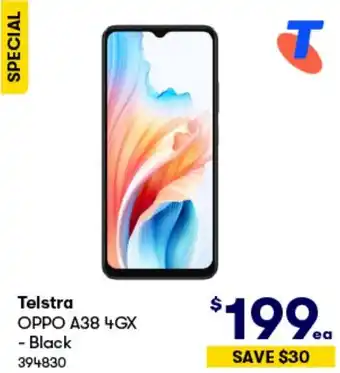 BIG W Telstra OPPO A38 4GX - Black offer