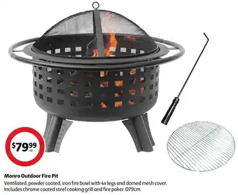 Coles Monro Outdoor Fire Pit offer