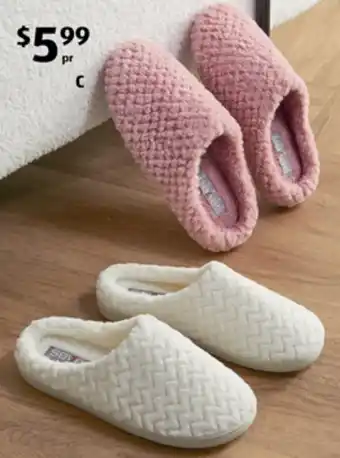 ALDI Women's Scuff Slippers offer