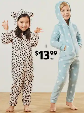 ALDI Children's Sleep Onesie offer