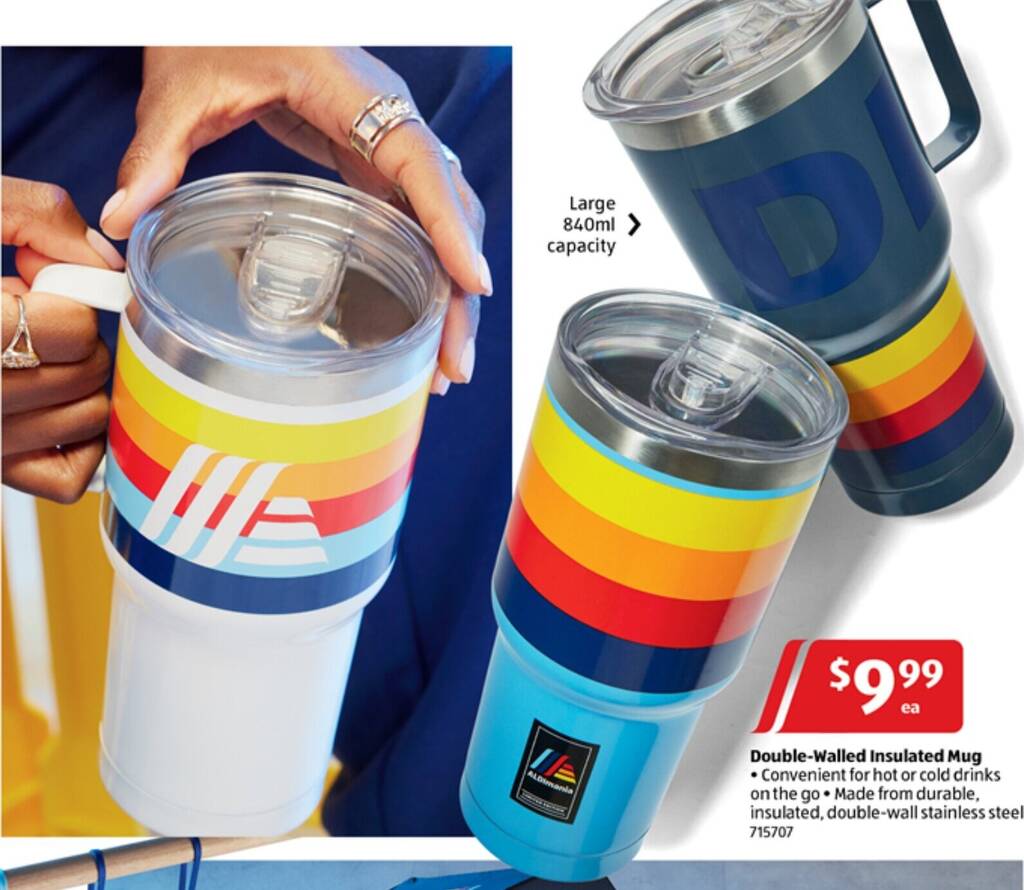 DoubleWalled Insulated Mug offer at ALDI