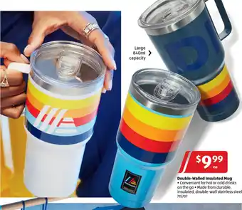 ALDI Double-Walled Insulated Mug offer
