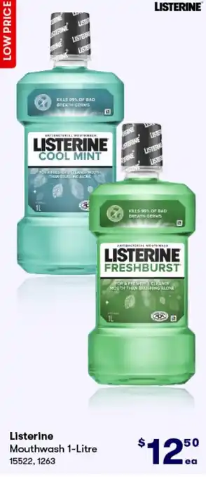 Listerine Mouthwash 1-Litre