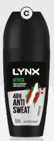 BIG W Africa Dry Antiperspirant Roll on 50ml offer