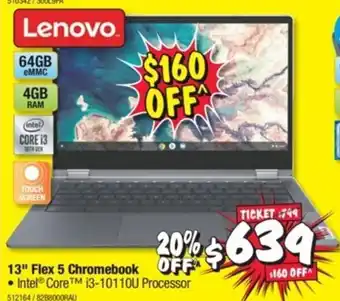 JB Hi-Fi LENOVO 13"Flex Chromebook offer