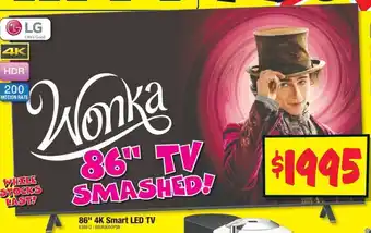 JB Hi-Fi 86" 4K Smart LED TV offer