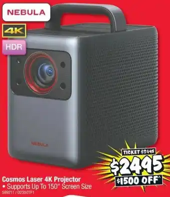 JB Hi-Fi NEBULA Cosmos Laser 4K Projector offer
