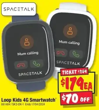 JB Hi-Fi Loop Kids 4G Smartwatch offer