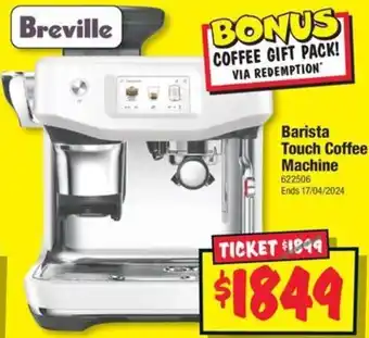 JB Hi-Fi Barista Touch Coffee Machine offer